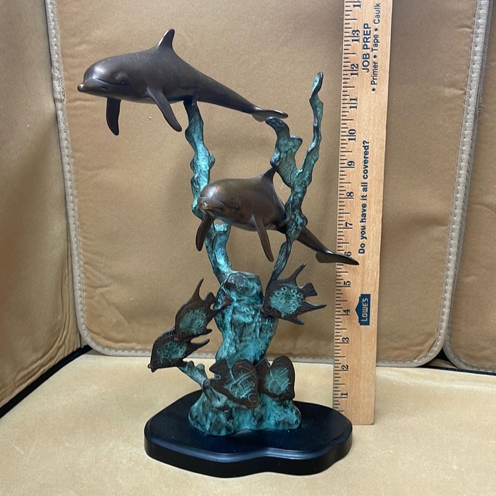 Bronze Dolphens & Fish From Hawaii - Picture 6 of 10